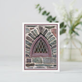 Kirchenfenster Postkarte (Stehend Vorderseite)