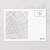 Kirchenfenster Postkarte (Rückseite)