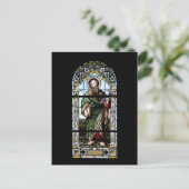 Kirchenfenster Postkarte (Stehend Vorderseite)
