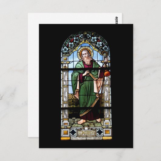 Kirchenfenster Postkarte (Vorne/Hinten)