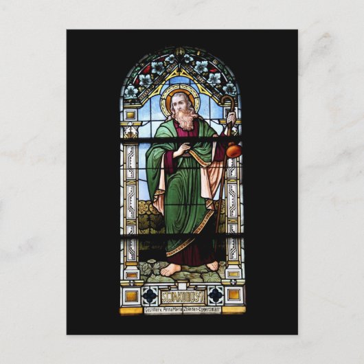 Kirchenfenster Postkarte (Vorderseite)