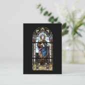 Kirchenfenster Postkarte (Stehend Vorderseite)