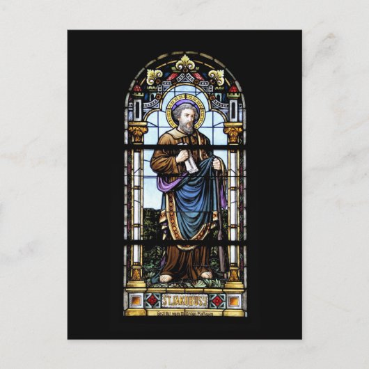 Kirchenfenster Postkarte (Vorderseite)