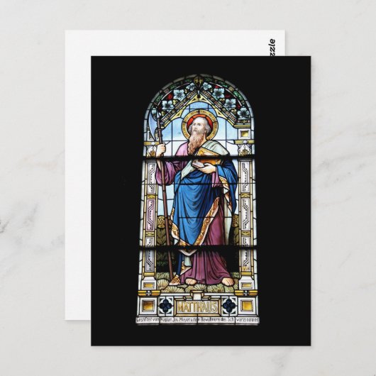 Kirchenfenster Postkarte (Vorne/Hinten)