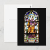 Kirchenfenster Postkarte (Vorne/Hinten)
