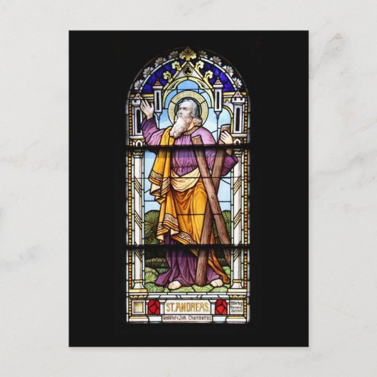 Kirchenfenster Postkarte (Vorderseite)