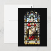 Kirchenfenster Postkarte (Vorne/Hinten)