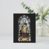 Kirchenfenster Postkarte (Stehend Vorderseite)