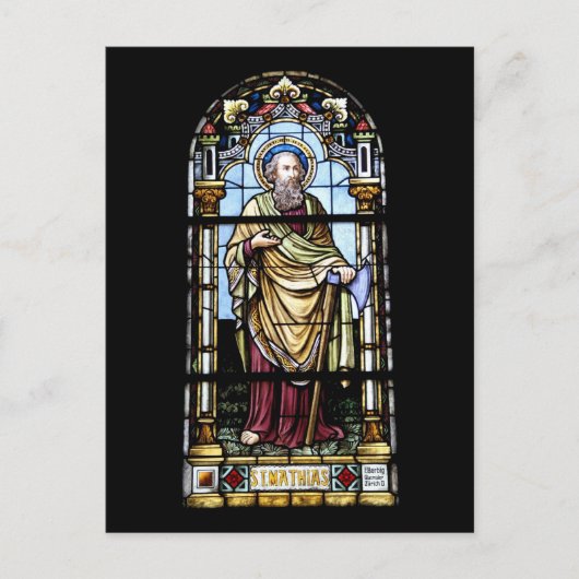 Kirchenfenster Postkarte (Vorderseite)