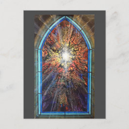 Kirchenfenster Postkarte