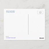 Kirchenfenster Postkarte (Rückseite)