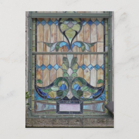 Kirchenfenster Postkarte (Vorderseite)