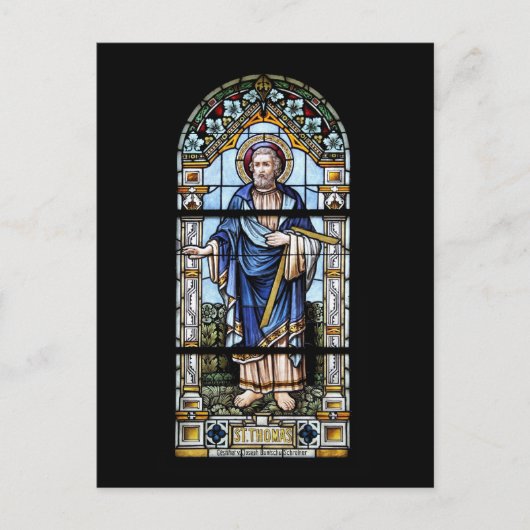 Kirchenfenster Postkarte (Vorderseite)