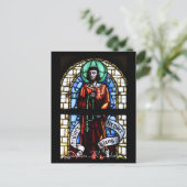 Kirchenfenster Postkarte (Stehend Vorderseite)