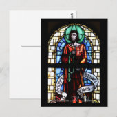 Kirchenfenster Postkarte (Vorne/Hinten)