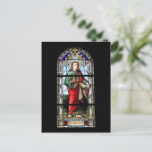 Kirchenfenster Postkarte (Stehend Vorderseite)