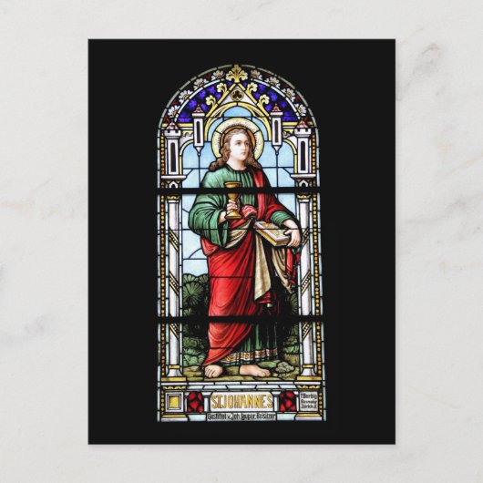 Kirchenfenster Postkarte (Vorderseite)