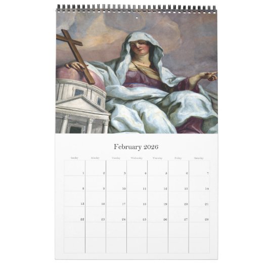 Kirchenfresken Kalender (Feb 2026)