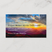 Kirchengemeinde Gebet und Visitenkarten Visitenkarte (Vorderseite)