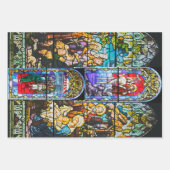 Kirchenglas und -kreuz geschenkpapier set (Vorderseite 3)