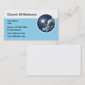 Kirchengläubige Christliche Visitenkarten Visitenkarte (Vorne/Hinten)