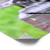 Kirchenglocken in der Kirche Saint Gertrude, Belgi Poster (Ecke)