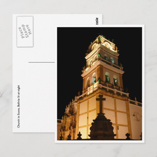 Kirchengrenze Postkarte (Vorne/Hinten)