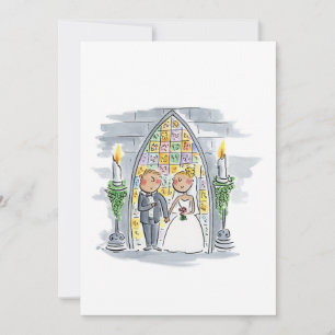 Kirchenhochzeit Einladung