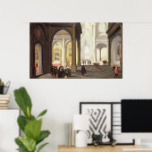 Kircheninneren Poster (Heimbüro)