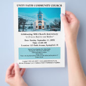 Kirchenjubiläum  flyer (Hand)