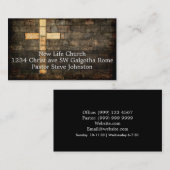 Kirchenkarte Visitenkarte (Vorne/Hinten)