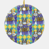 KIRCHENKATZEN UND MÄUSCHENKÖRPER KERAMIK ORNAMENT (Hinten)