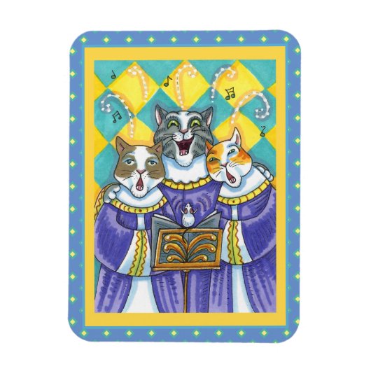 KIRCHENKATZEN UND MÄUSCHENKÖRPER MAGNET (Vertikal)