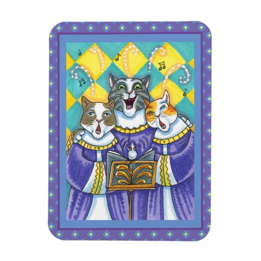 KIRCHENKATZEN UND MÄUSCHENKÖRPER MAGNET (Vertikal)