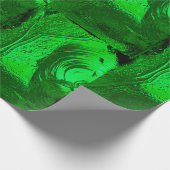 Kirchenkneipe in Grün Geschenkpapier (Ecke)