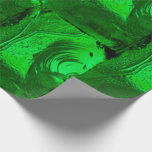 Kirchenkneipe in Grün Geschenkpapier (Ecke)