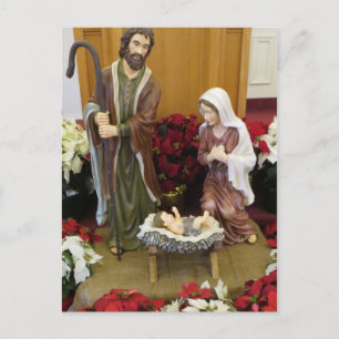 Kirchenkrippe Postkarte