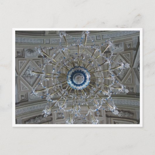 Kirchenleuchter Postkarte (Vorderseite)