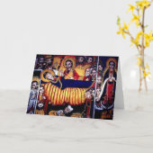 Kirchenmalerei Axum Karte (Gelbe Blume)