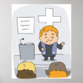 Kirchenminister predigt poster (Vorne)