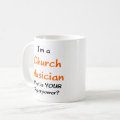 Kirchenmusiker Kaffeetasse (Vorderseite Links)