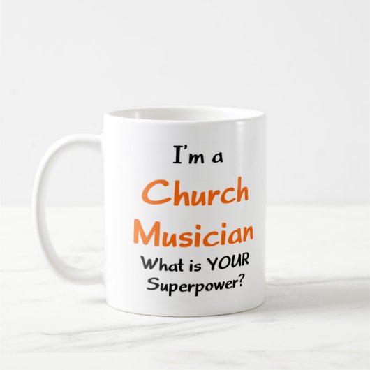 Kirchenmusiker Kaffeetasse (Links)