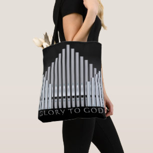Kirchenorganist All-Over-Print-Tasche, Schultertas Tasche
