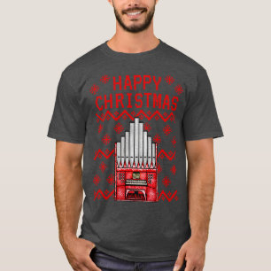 Kirchenorgel Hässliches Weihnachten Organist Kirch T-Shirt