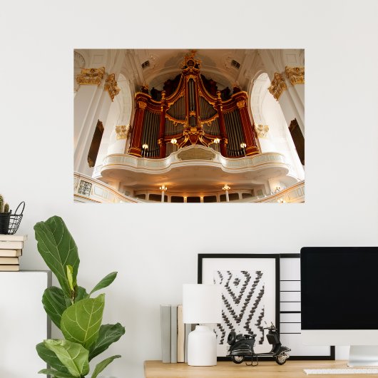 Kirchenorgel Poster (Heimbüro)