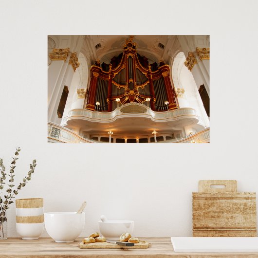 Kirchenorgel Poster (Küche)