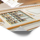 Kirchenorgelpfeifen Poster (Ecke)