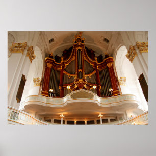 Kirchenorgelpfeifen Poster