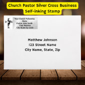 Kirchenpfarrer Silver Cross Business Permastempel