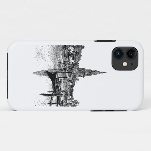 Kirchensee Gebäude Case-Mate iPhone Hülle (Rückseite (Horizontal))